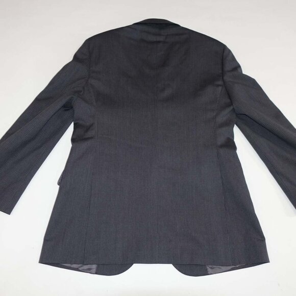 Brooks Brothers Men's Pinstripe 2 Button Suit Size 40 Regular 35 x 29 Gray Wool - Picture 11 of 14